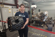 Michał Kołodyński, student lotnictwa i kosmonautyki na stażu w NASA JPL w Kalifornii,
