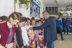 Wizyta w Szkole Podstawowej im. Lotników Polskich w Bezmiechowej