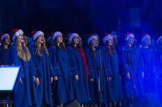 Koncert świąteczny dla żołnierzy WOT pełniących służbę w obronie granic Polski,